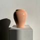 Light pink glazed ceramic vase H:22cm