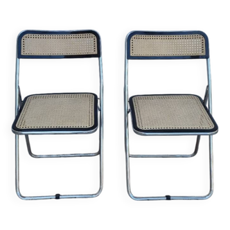 Paire de chaises pliantes italiennes