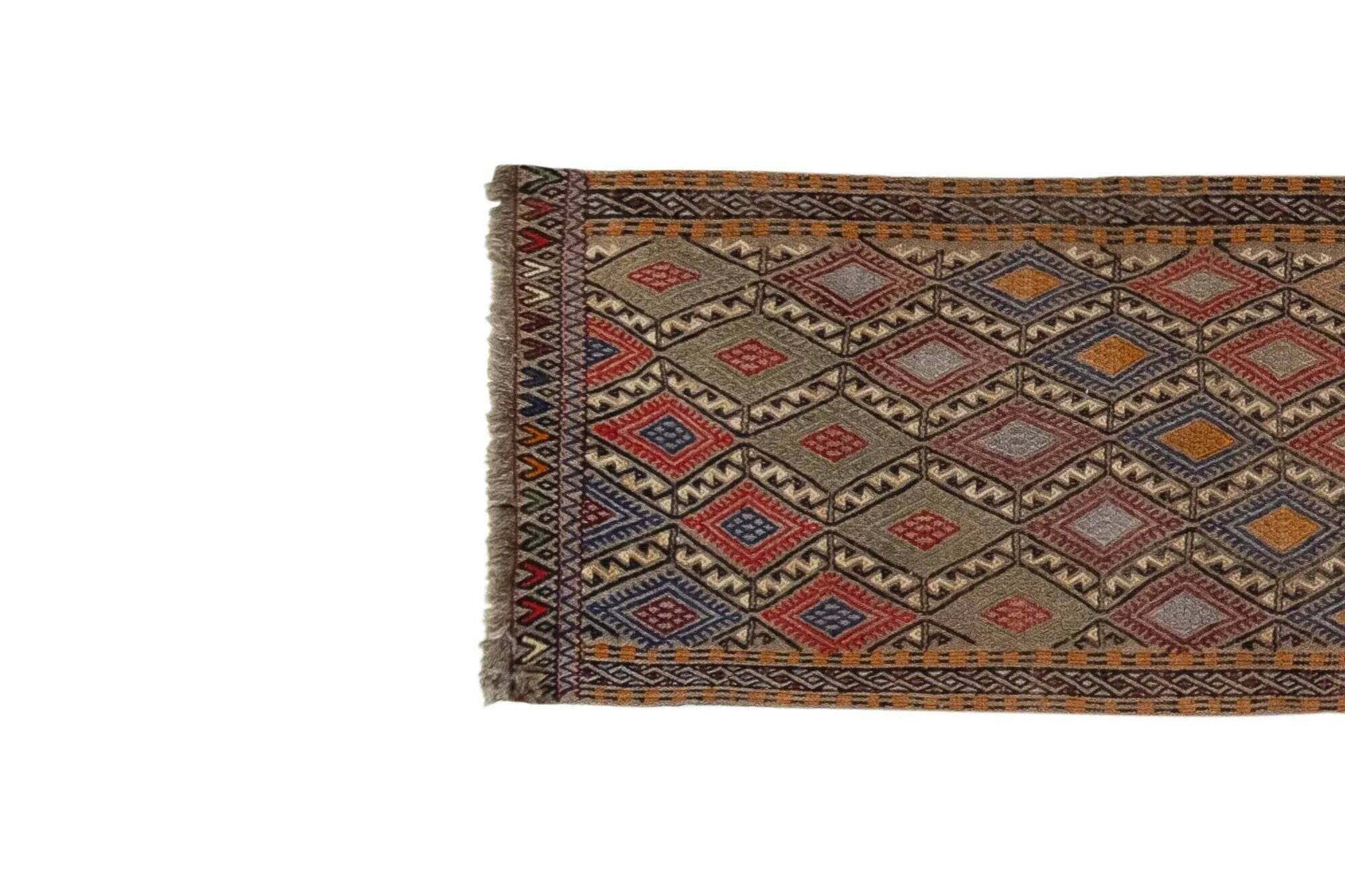Vintage Turkish hallway rug 52x420 cm