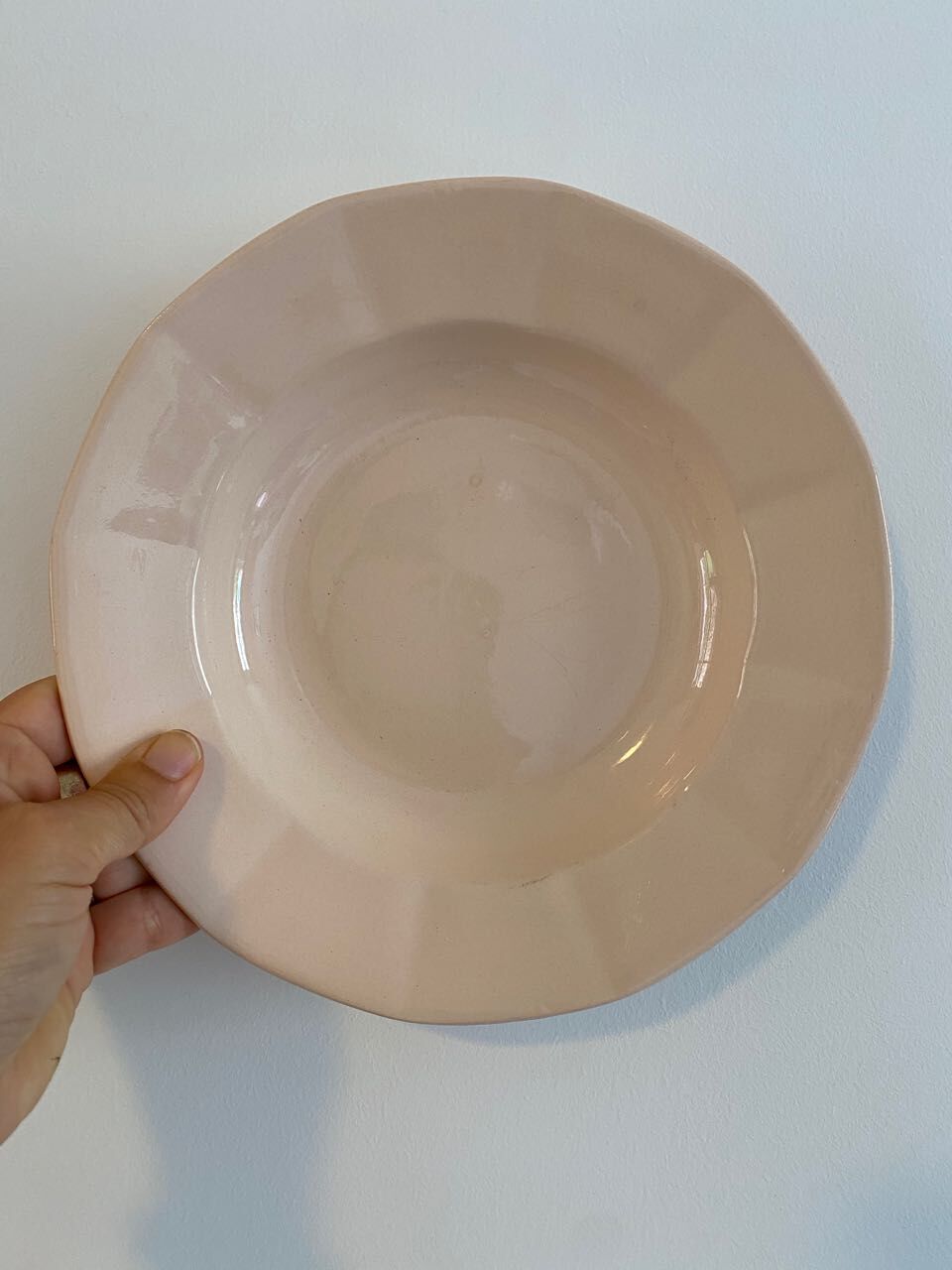 Service of powder pink hollow plates