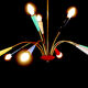 Lustre laiton coloré branche mid-century space age