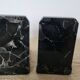 Art Deco pair of bookends in marble and green onyx – 1930s-1950s
