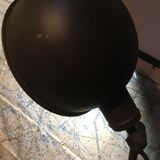 Industrial-style articulated metal desk lamp