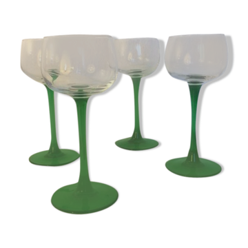 Verres à pied alsace vintage