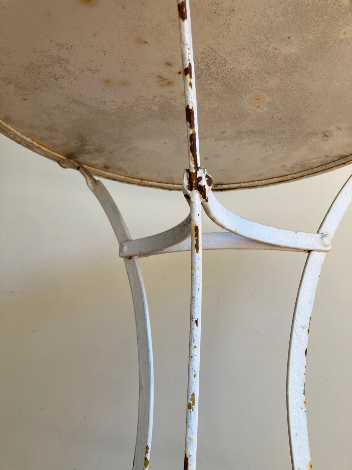 Antique garden pedestal table 1900