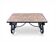 Vintage ceramic and wrought iron coffee table from around 1970.