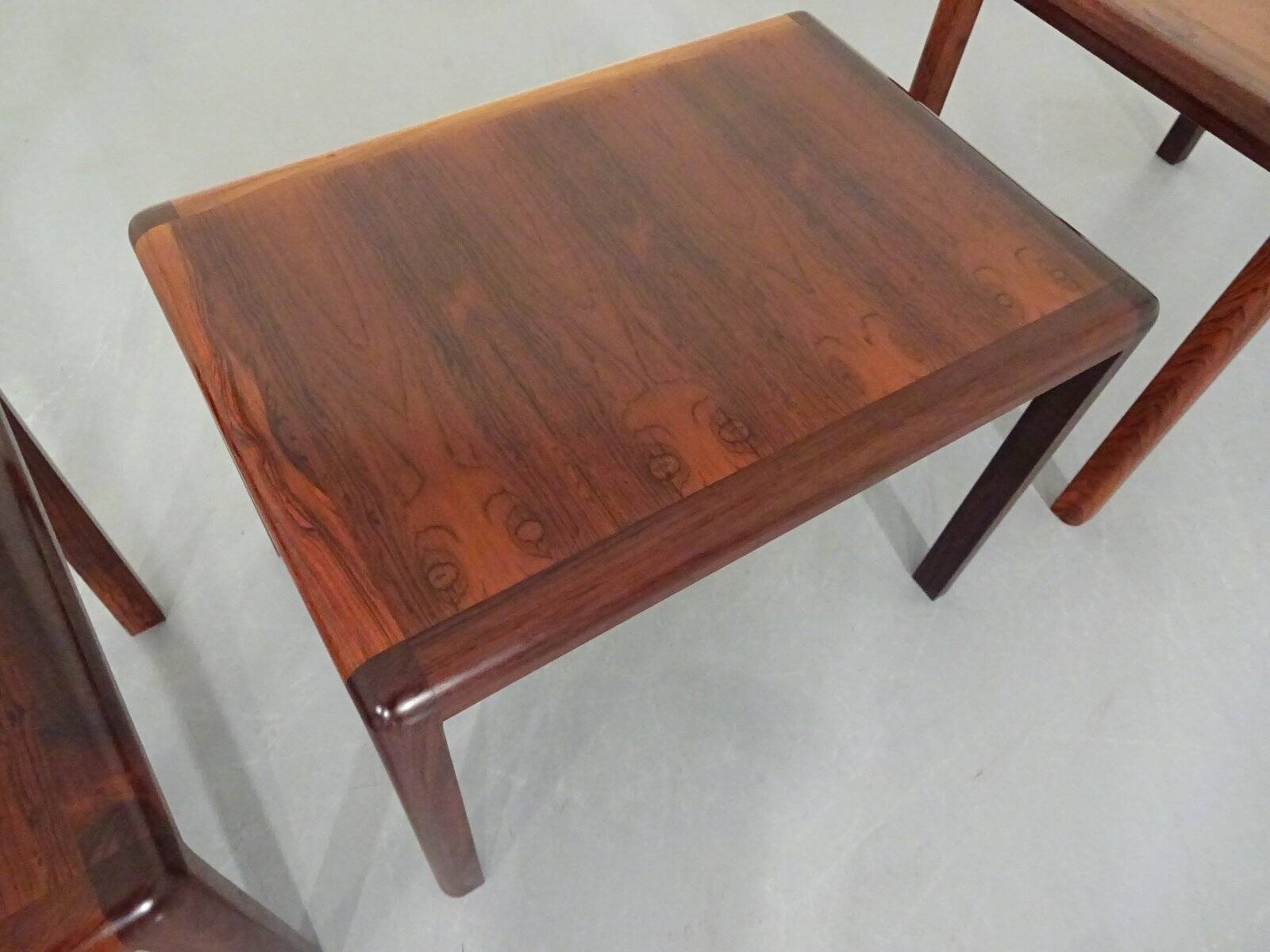 Danish Rosewood Nesting Tables, 1960s, Set of 3