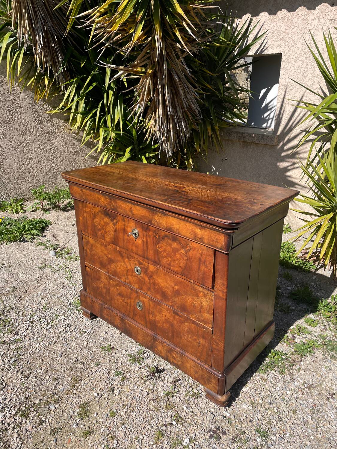 Louis Philippe style chest of drawers, 4 drawers