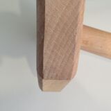 Set of 2 wooden stools