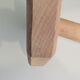 Lot de 2 tabourets en bois