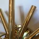 Chandelier 14 branches brass Sciolari House 1960