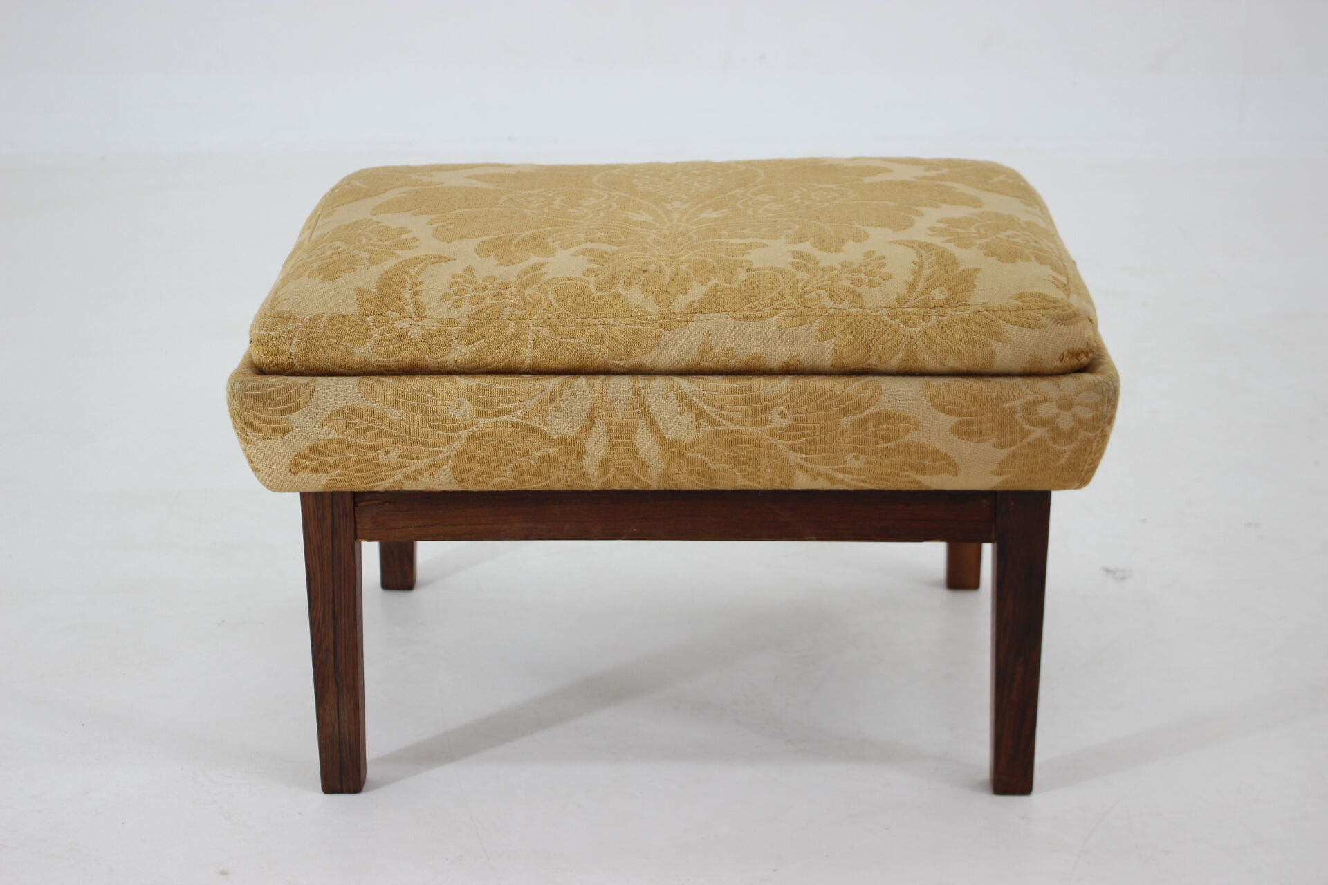 1960s rosewood stool in fabric, denmark