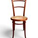 Ensemble de 4 chaises de bistrot 1900 dépareillées