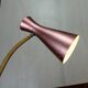 Mid-century Austrian pink wall lamp by Rupert Nikoll