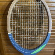 Vintage donnay court one wooden tennis racket #e191