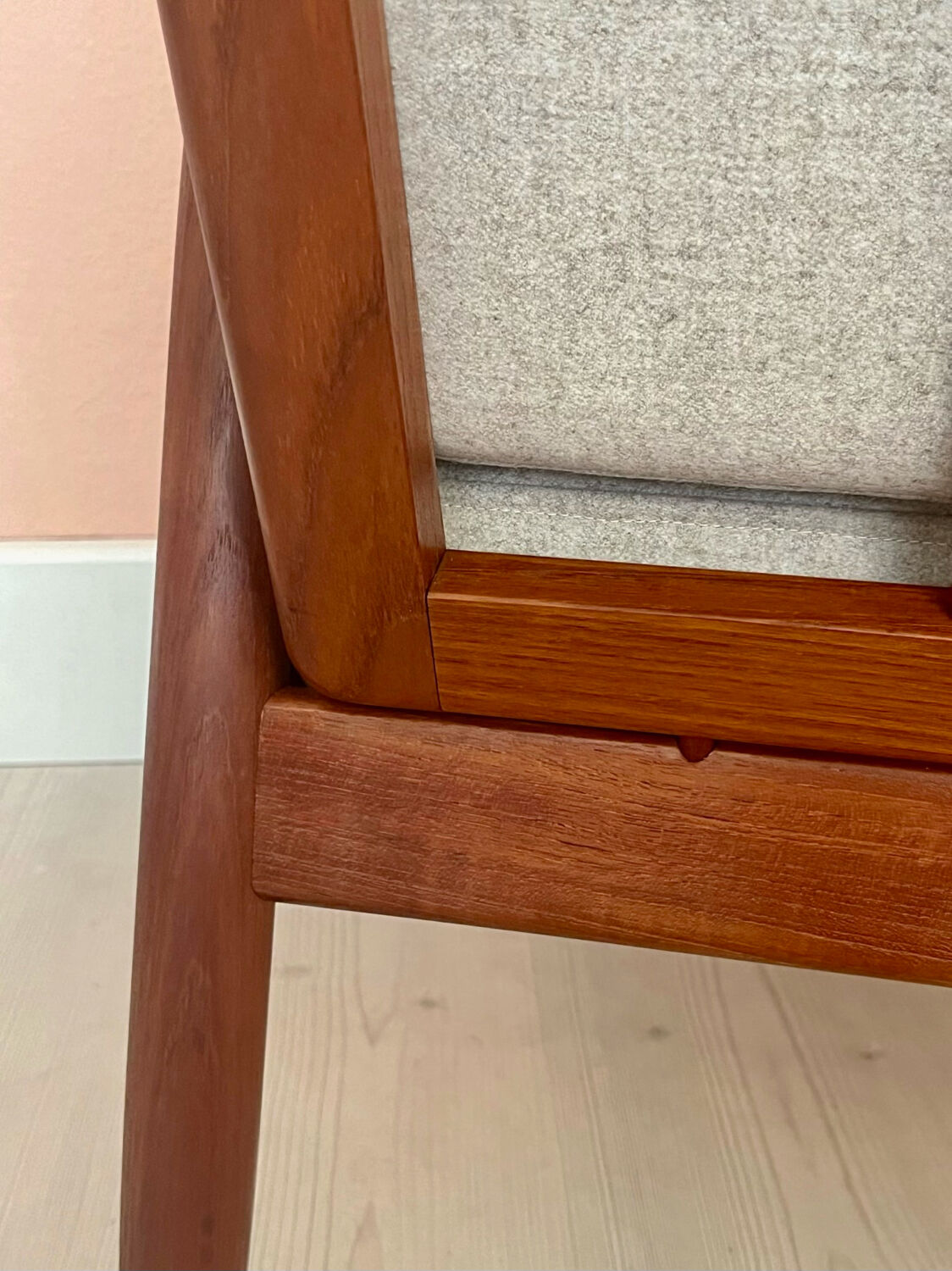 Danish midcentury teak easy chair by Getama