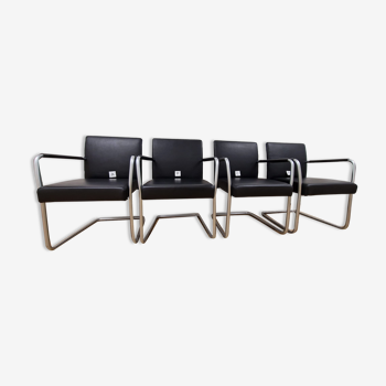Set of 4 armchairs Walter Knoll edition Jason Line model 1519