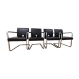 Ensemble de 4 fauteuils Walter Knoll édition Ligne Jason modèle 1519