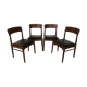 4 Chaises vintage KS Møbler design danois