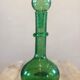 Bubbled glass decanter signed Biot