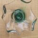 Italian glass candle holder