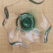 Italian glass candle holder