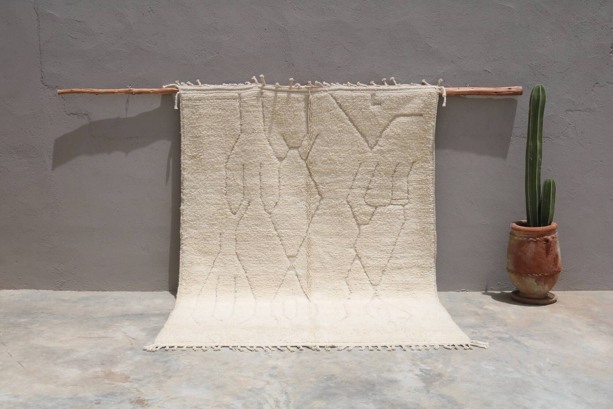 Large Beni Ouarain rug, 290 x 215 cm - G1034