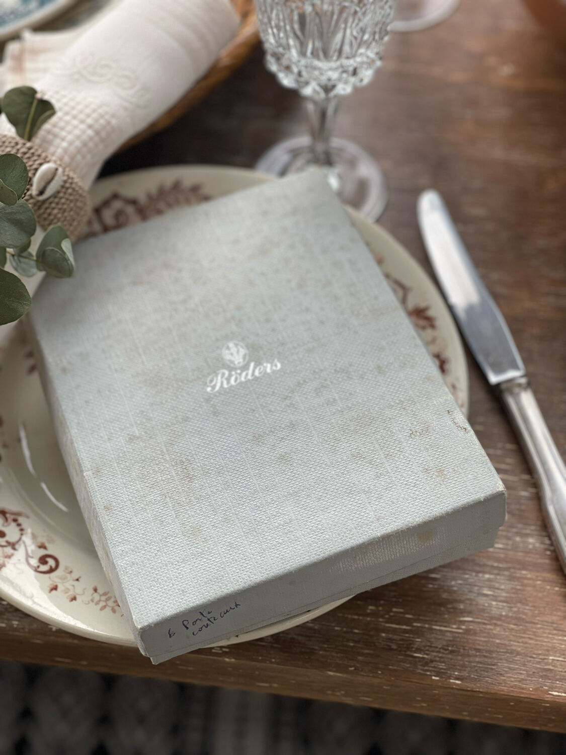 6 antique knife doors