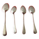 4 teaspoons, mocha Broggi Italy, model Baguette