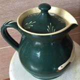 Soufflenheim pitcher with lid