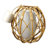 Vintage rattan pendant light