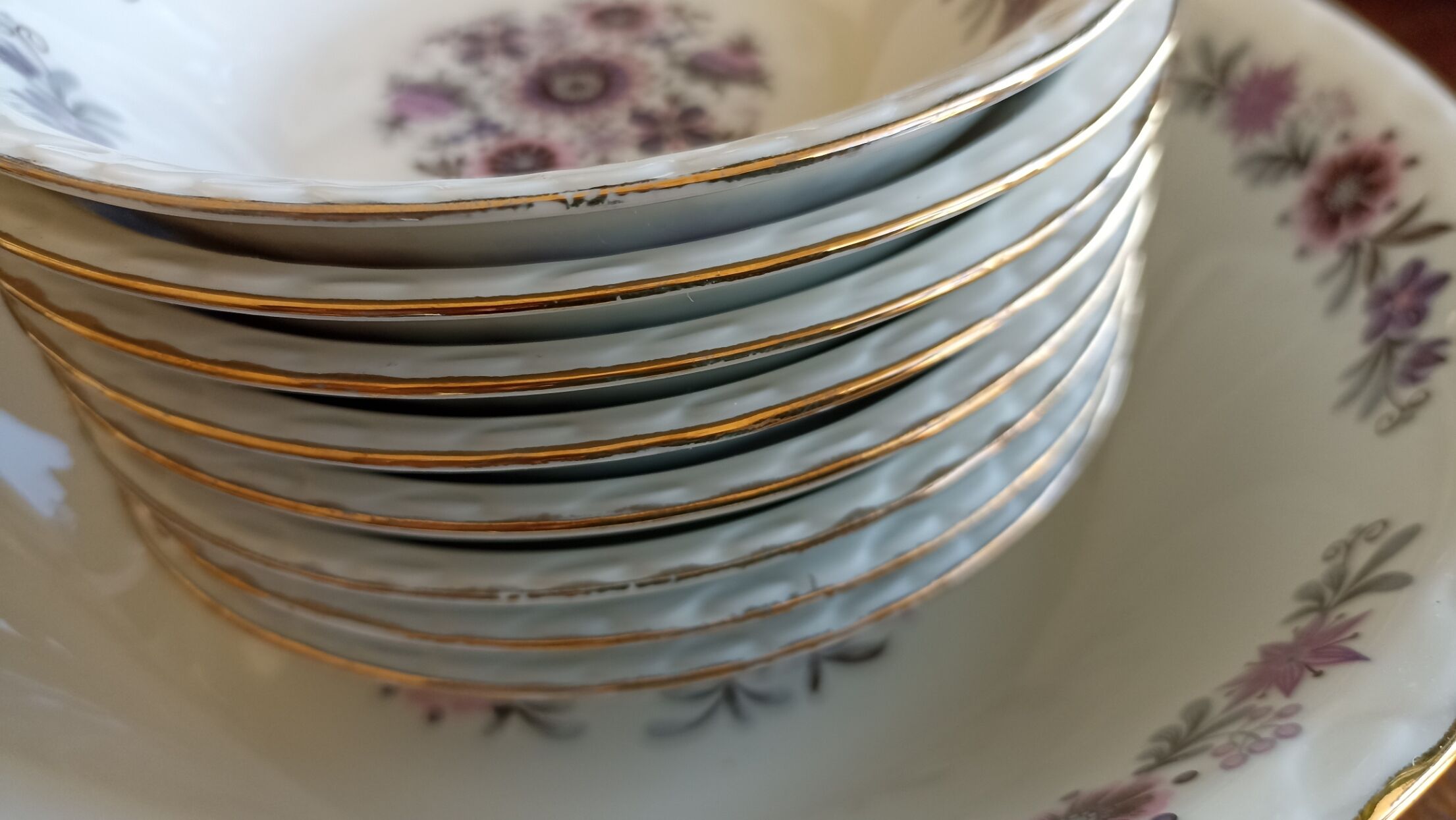 Paris porcelain dessert service
