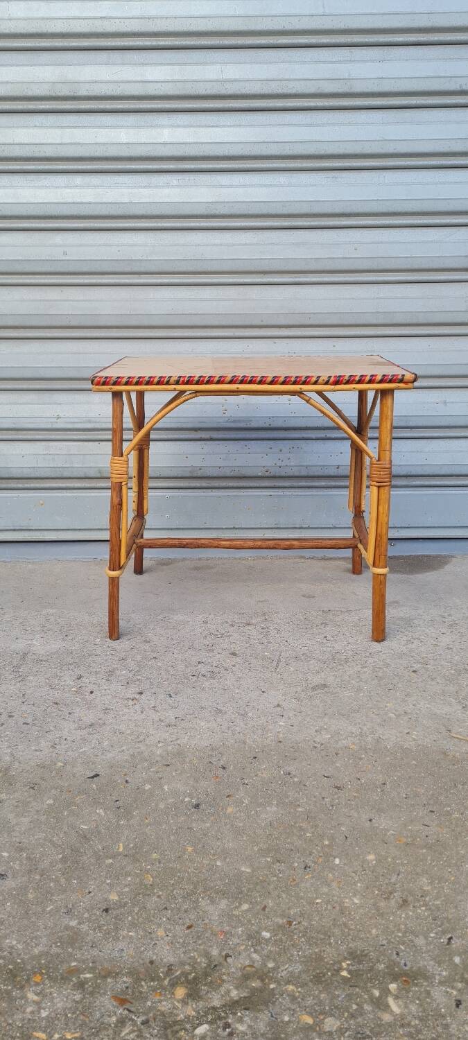 Rattan side table 1960