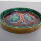Majolica Butterfly Ceramic Bowl, 1960s
