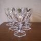 6 water glasses model Chaumont by crystal of Arques