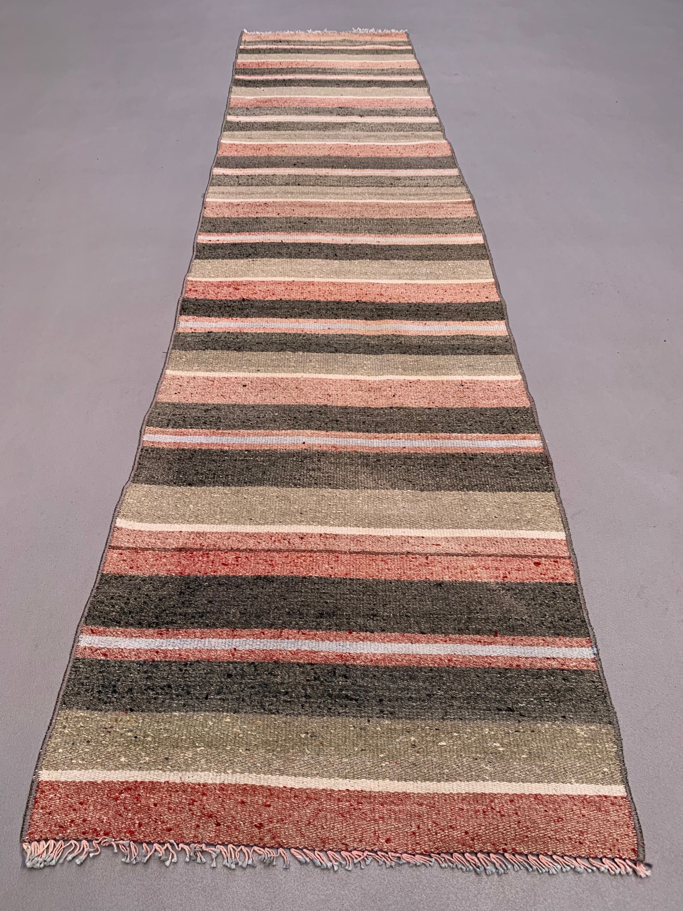 Old Turkish narrow Kilim Runner 217x49 cm shabby chic, vintage kelim