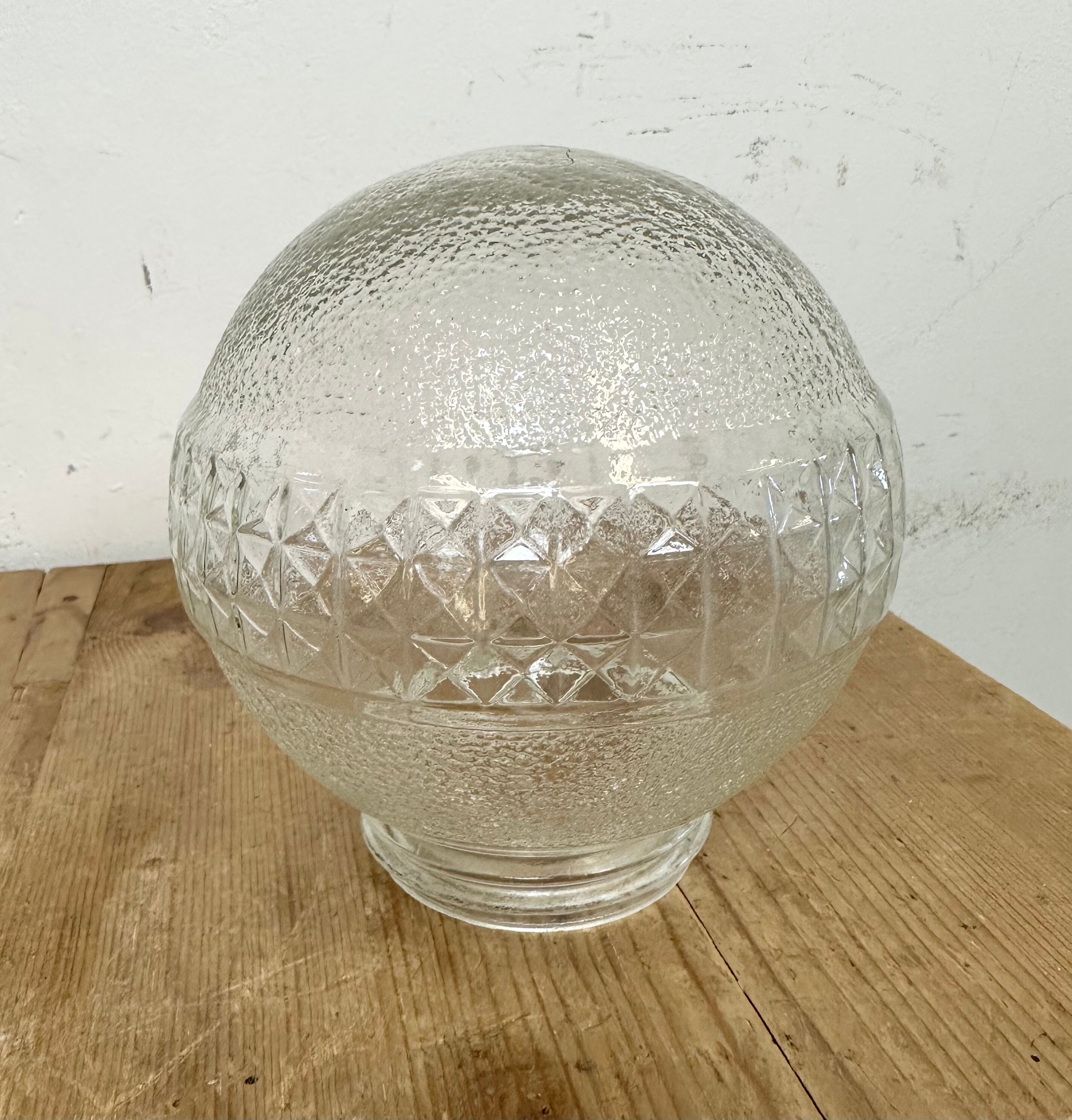 Industrial Bakelite Pendant Light with Frosted Glass, 1970s