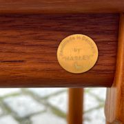 Coffee table teak tiles by Tue Poulsen for Haslev