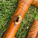 Vintage bamboo mirror 1970