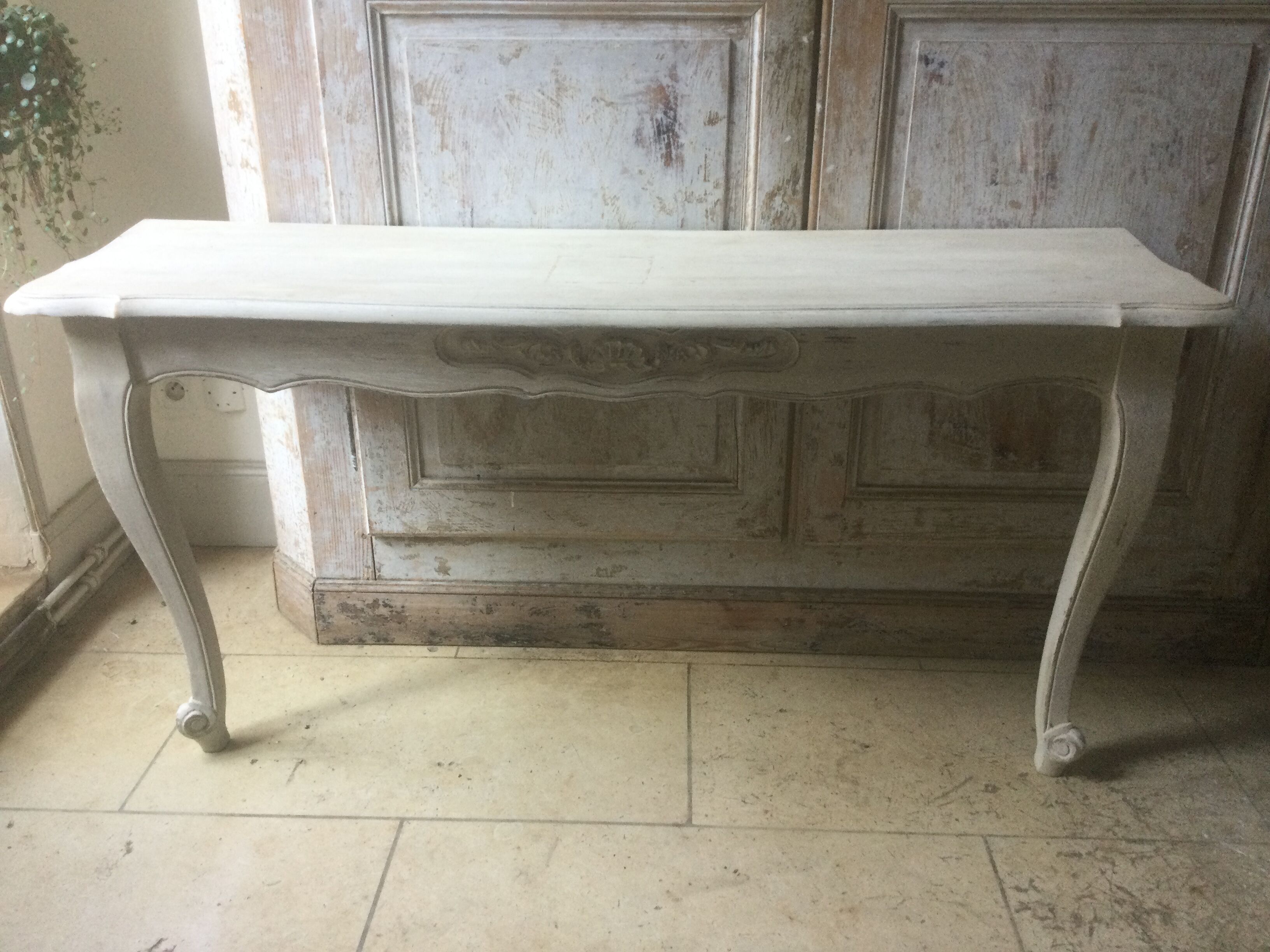 Old oak console