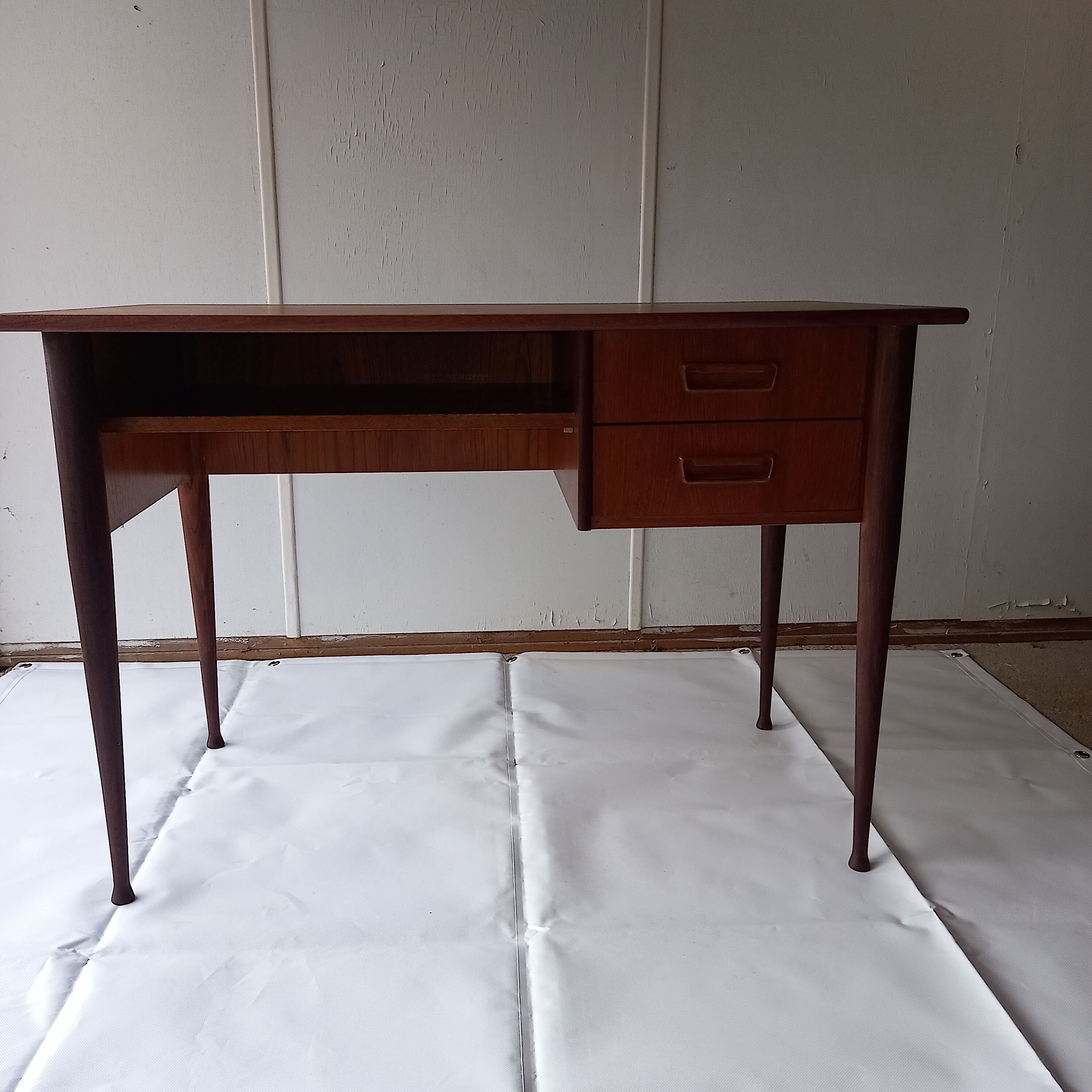 Scandinavian teak office 60s