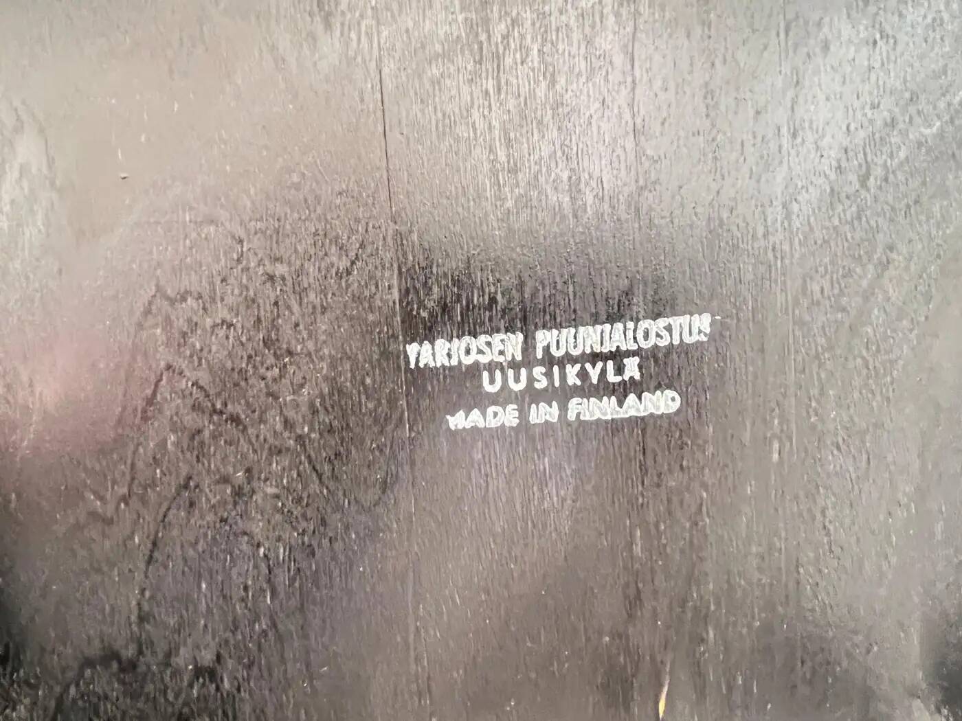 Fauteuil à bascule finlandais vintage par Varjosen Puunjalostus pour Uusikylä, 1960