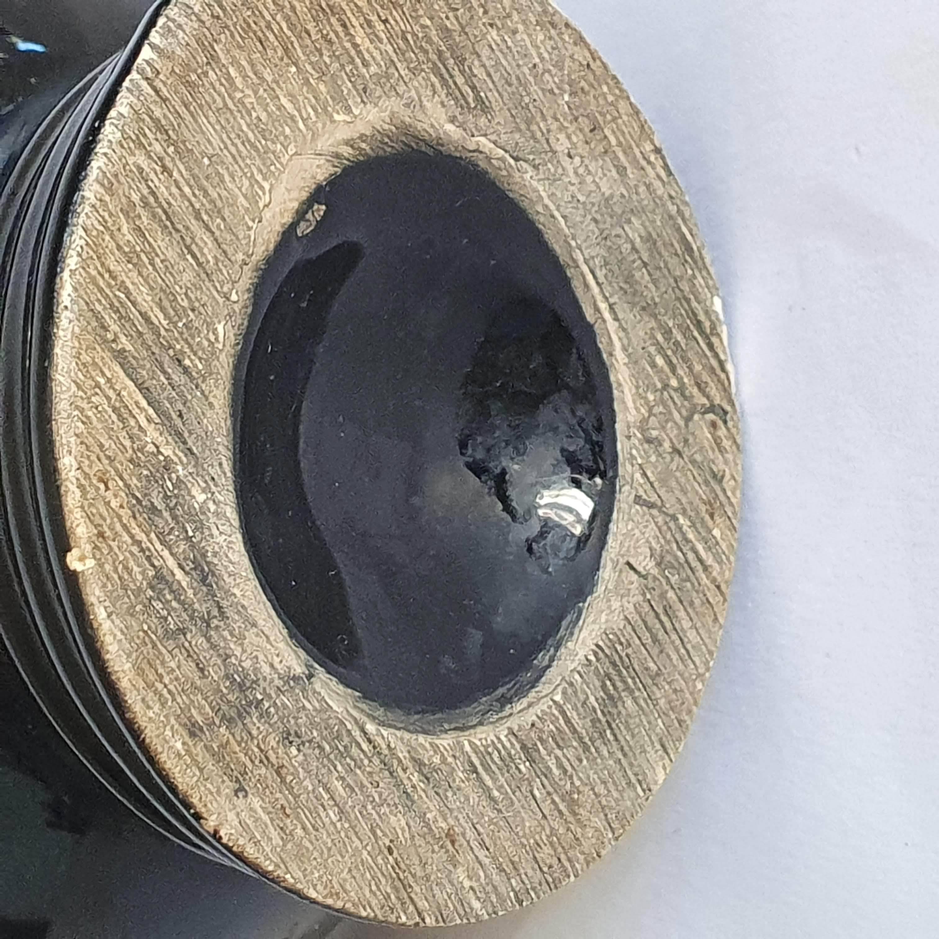 Ceramic pitcher vase signed HR 60/70