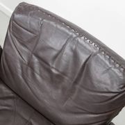 Pair of Vintage De Sede DS-31 Swivel Armchairs in Brown Leather