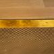 Firewall vintage french work 1970 gold metal openwork