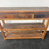 Old wooden console