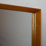 Vintage Scandinavian mirror with wooden frame