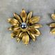 Pair of gilded Florentine wall sconces by SEP Light Firenze, Italy.