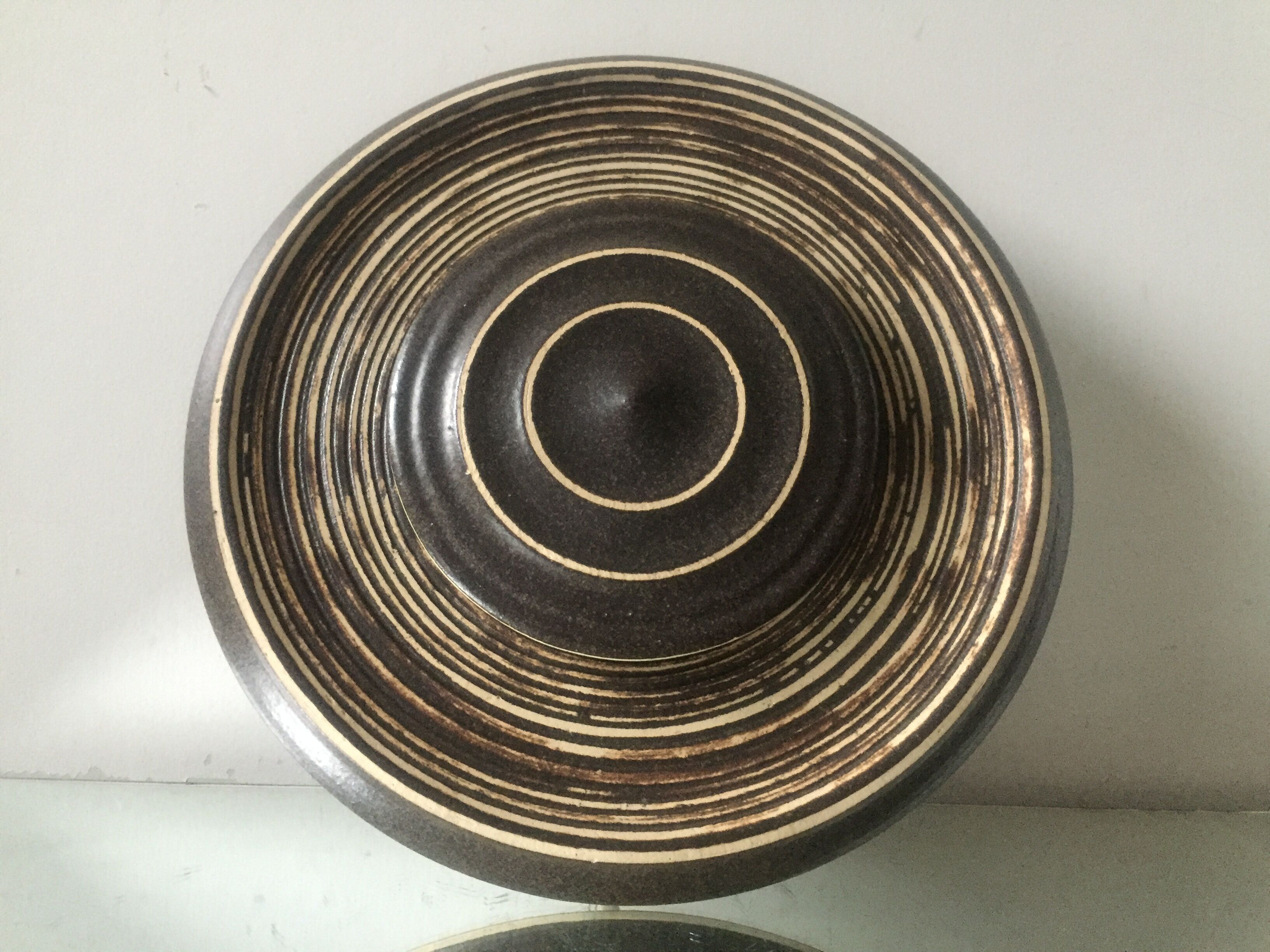 Danish ceramic stoneware 1960’s wall lamp