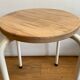 Tabouret en bois et métal